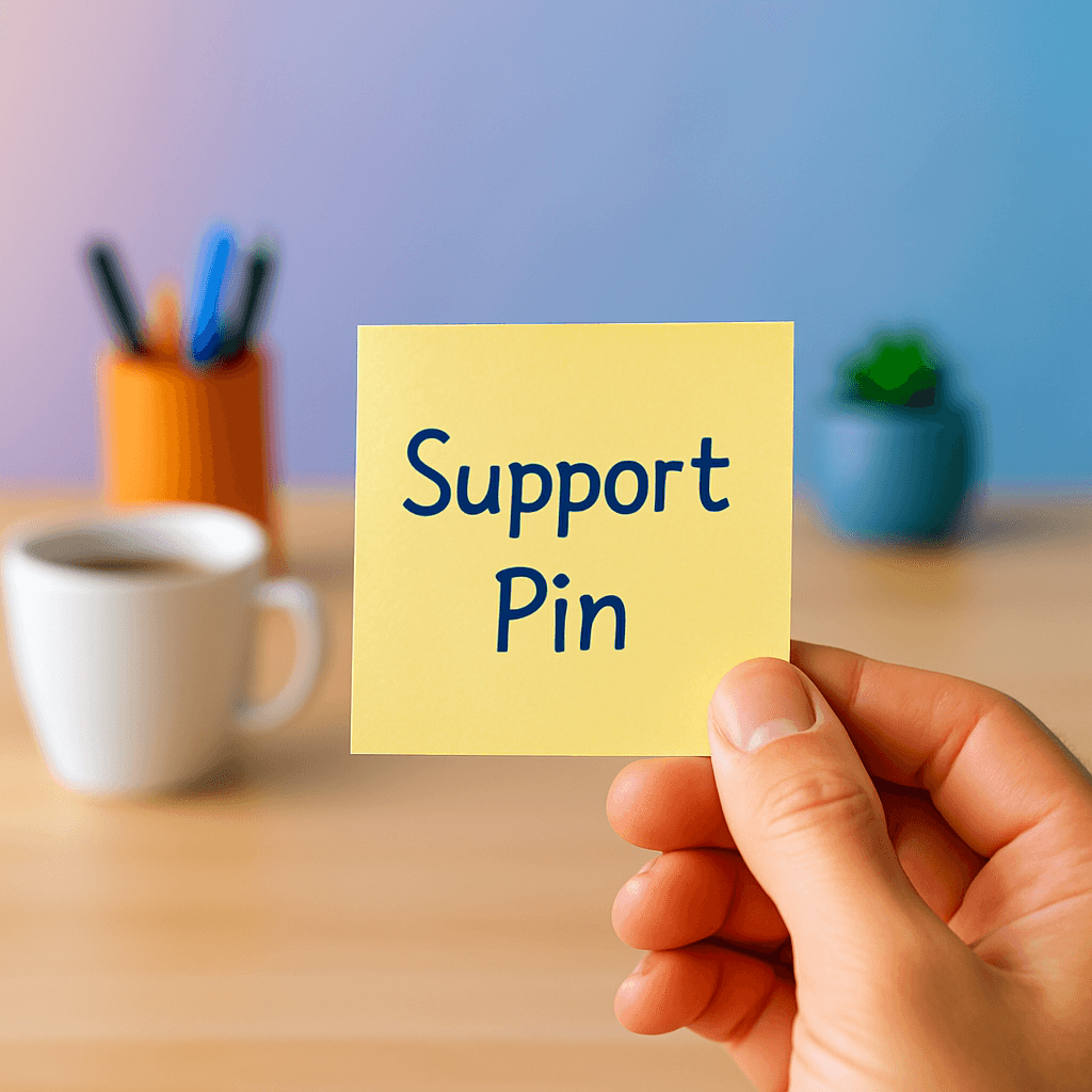 Où trouver ton code PIN de support