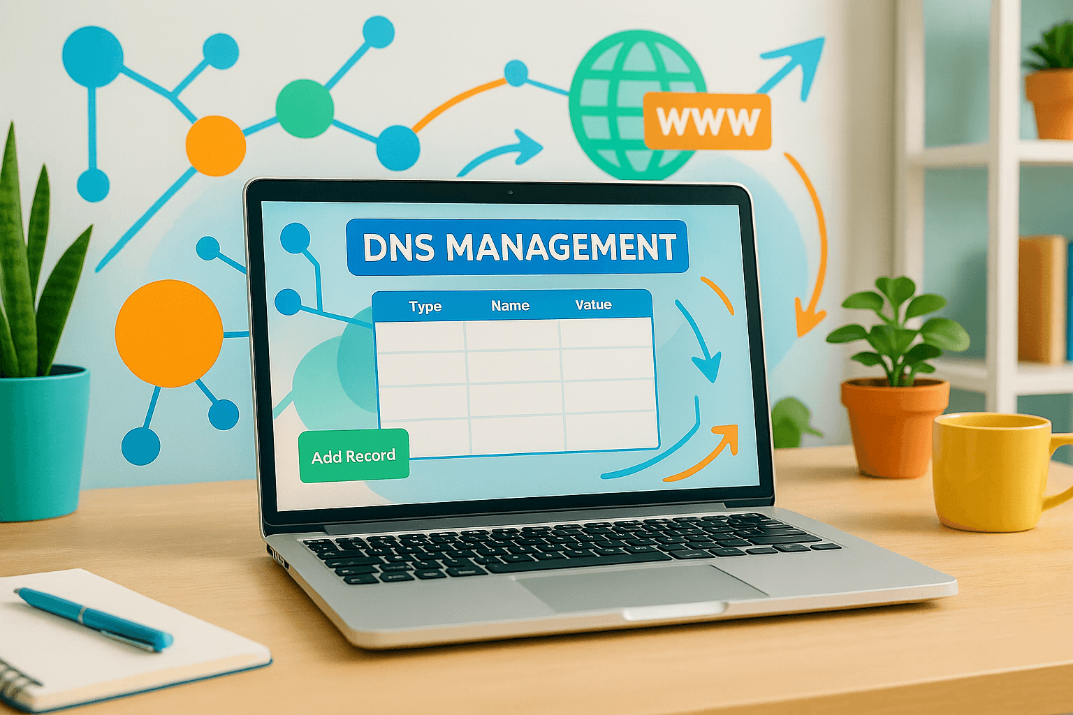 Comment gérer les enregistrements DNS de ton domaine