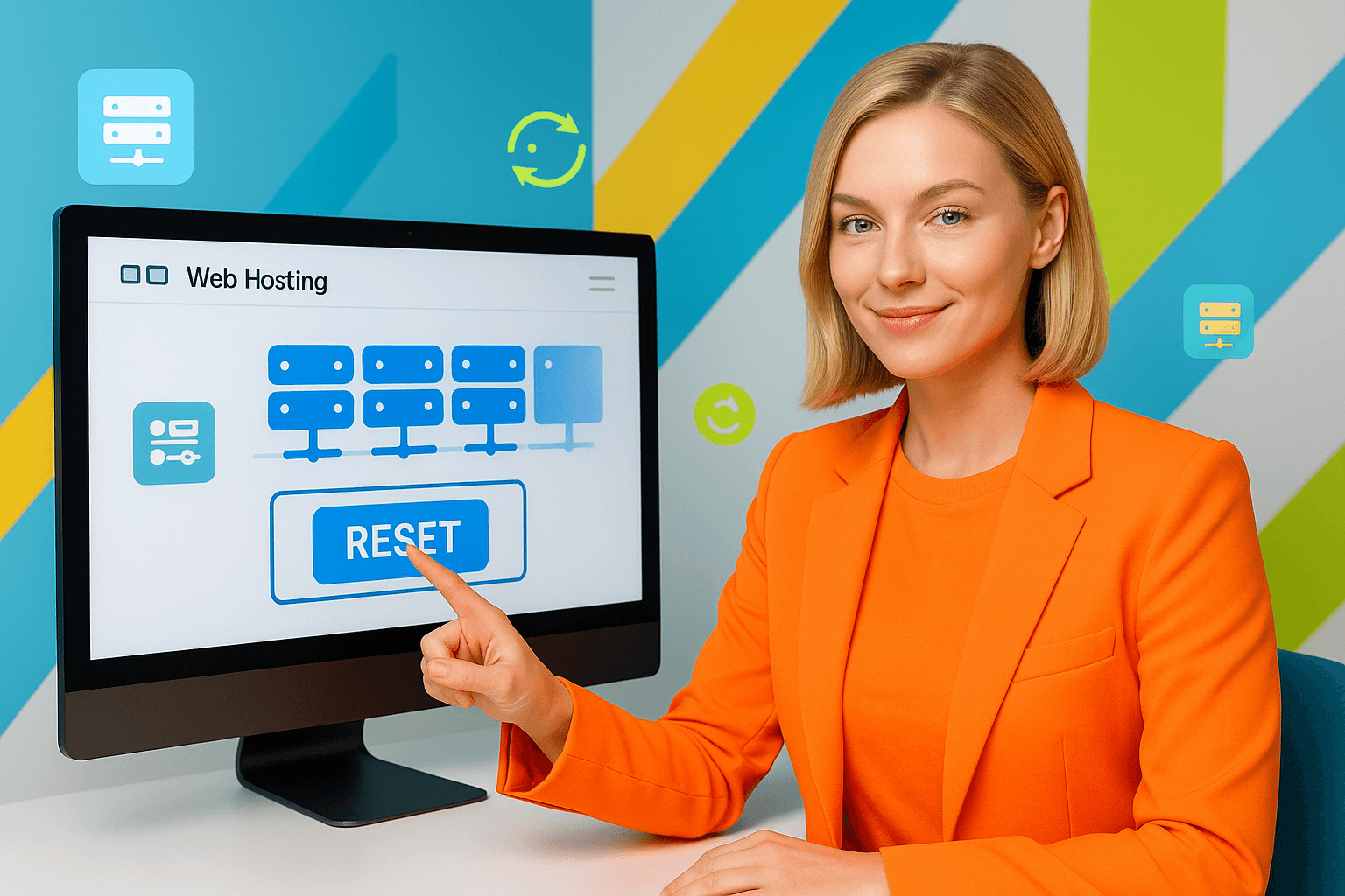 À quoi sert la réinitialisation de ton compte d'hébergement ?